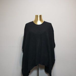 FOREVER 21 Black Knit Poncho